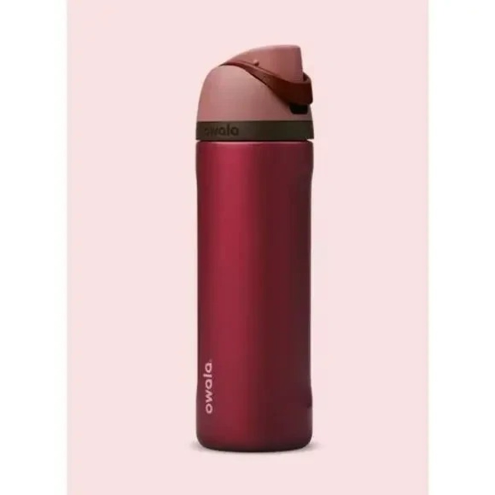 Owala FreeSip 24oz Poinsettia Holiday Limited Edition 2-Pack NEW Sold Out - Picture 4 of 5